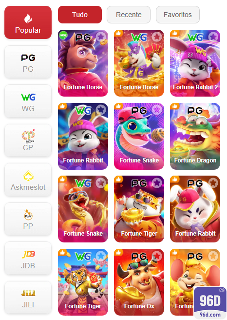 Experiência de Jogos 96d.com